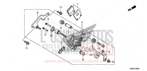 PARKING BRAKE CALIPER NC700DD de 2013